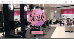 Desktop Screenshot of blushsalonspakz.com